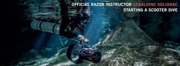 DPV Geraldine - Buceo en Cuevas Sidemount Razor